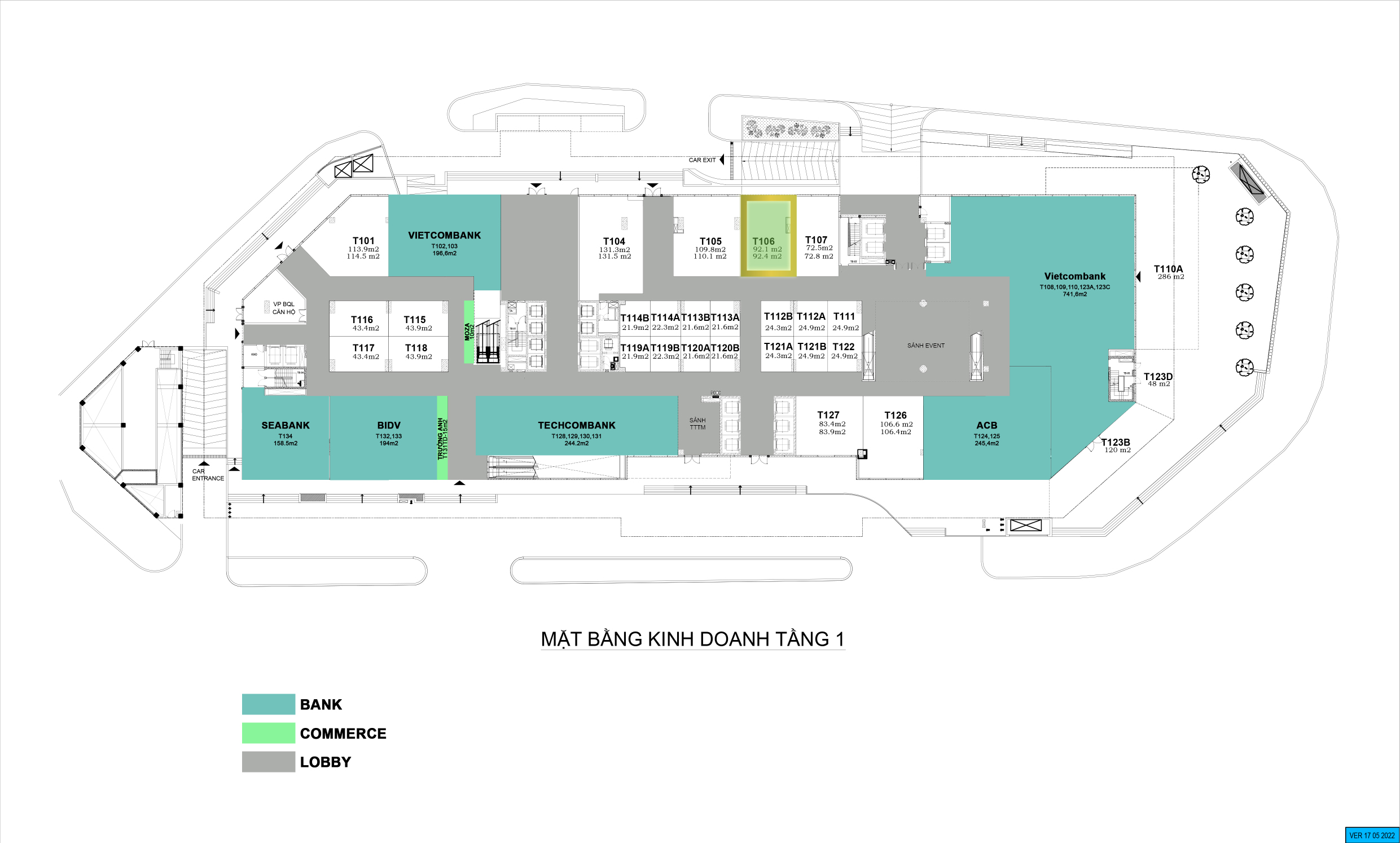 area t106  92 1 m2 1st floor estimare price   34   45   m2