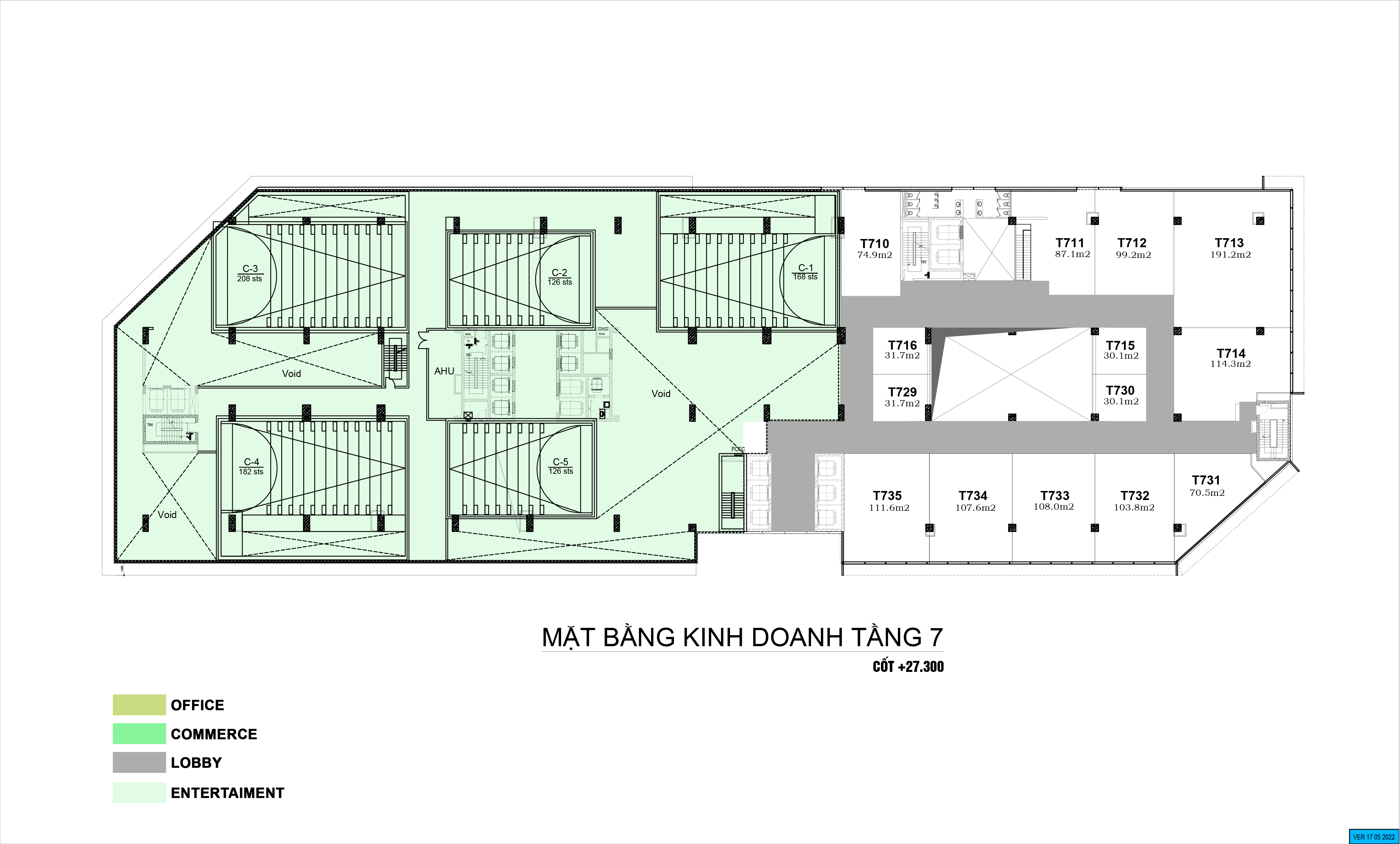 van phong tai tang 8 toa nha the artemis gia du kien   15    20  m2