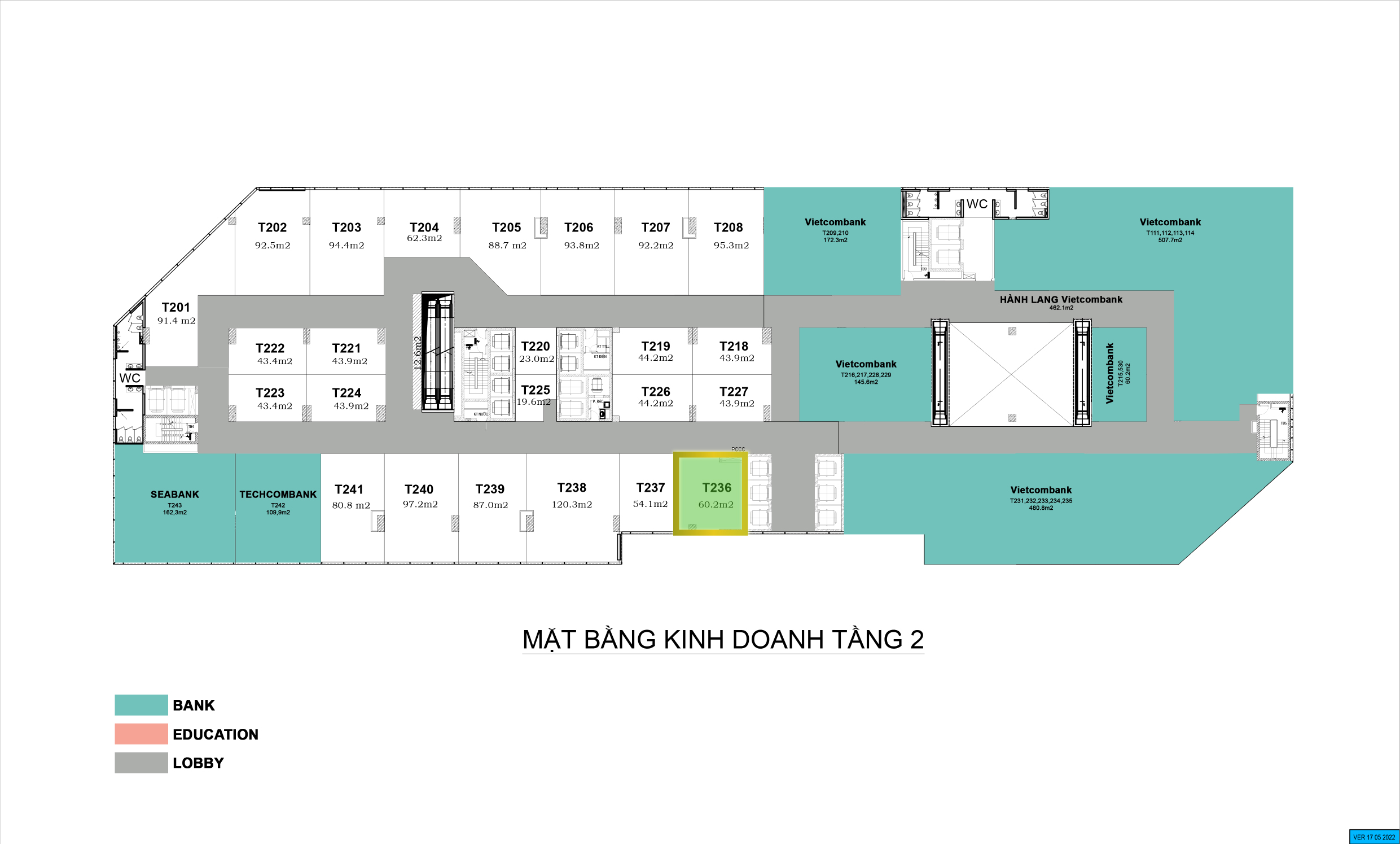 area t236  60 2m2 2nd floor estimate price   16    18  m2